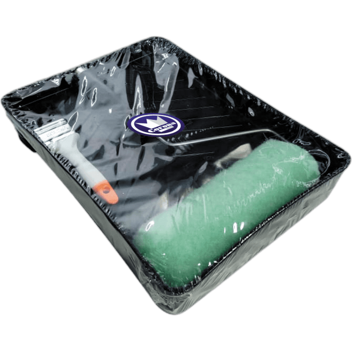 Kit Hogar 9" (Charola Ec, Rod De Baja 3/4", Brocha Hogar 2") Corona